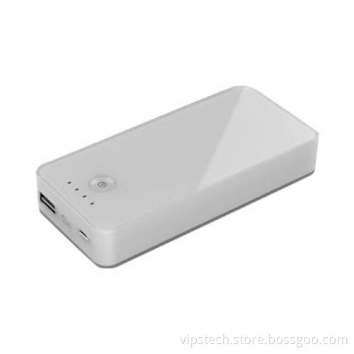 Mobile Phone Charger with 10,000mAh Capacity, Transparent Series, Private Mold